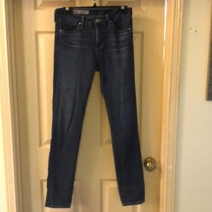 AG Prima Mid-rise Cigarette blue jeans